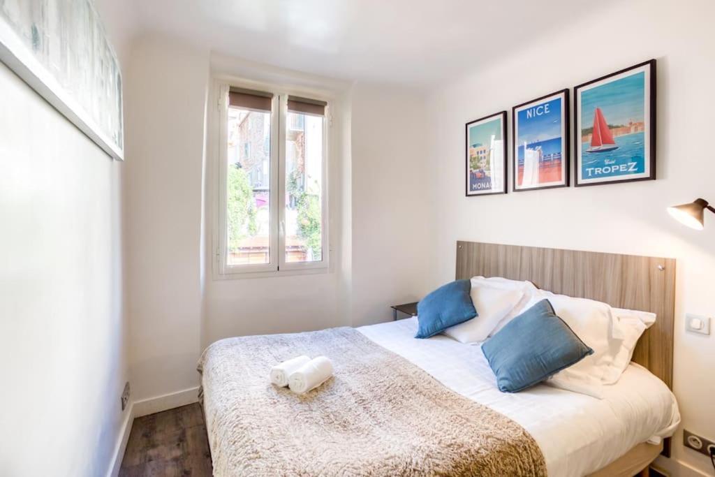 #40 Bright Sea View Suite For 6 2Mins Walk Port & Sea Villefranche-sur-Mer Dış mekan fotoğraf