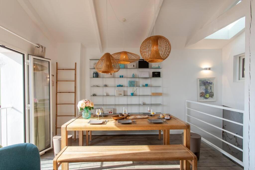 #40 Bright Sea View Suite For 6 2Mins Walk Port & Sea Villefranche-sur-Mer Dış mekan fotoğraf