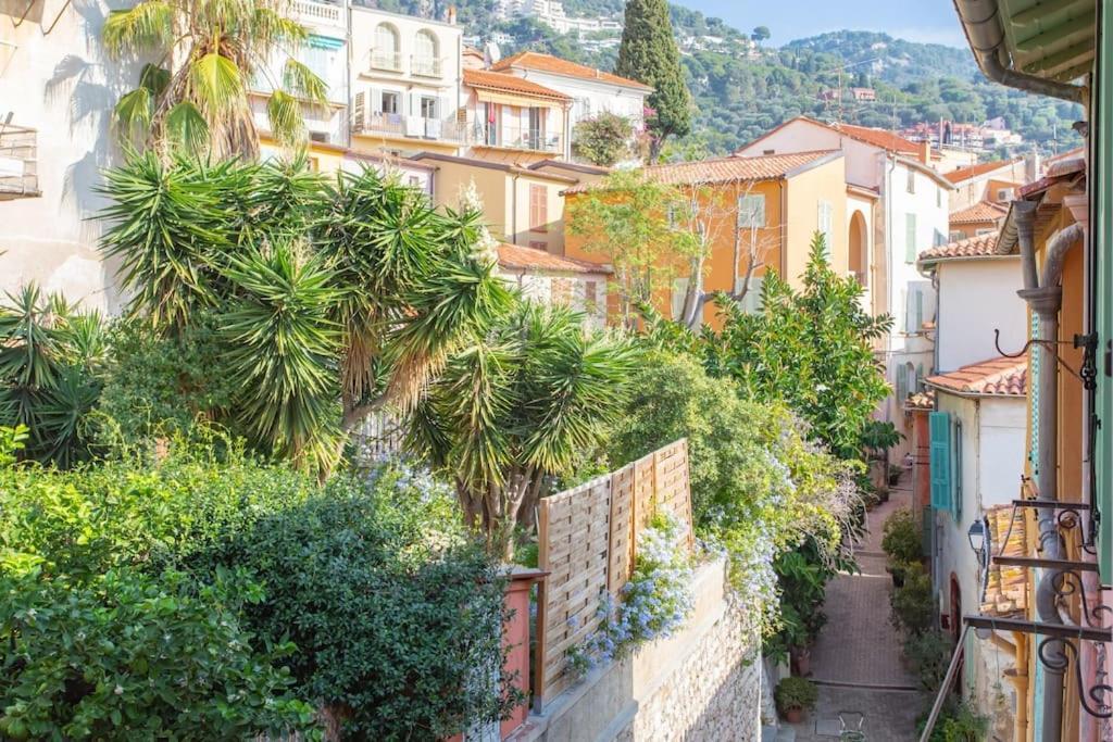 #40 Bright Sea View Suite For 6 2Mins Walk Port & Sea Villefranche-sur-Mer Dış mekan fotoğraf