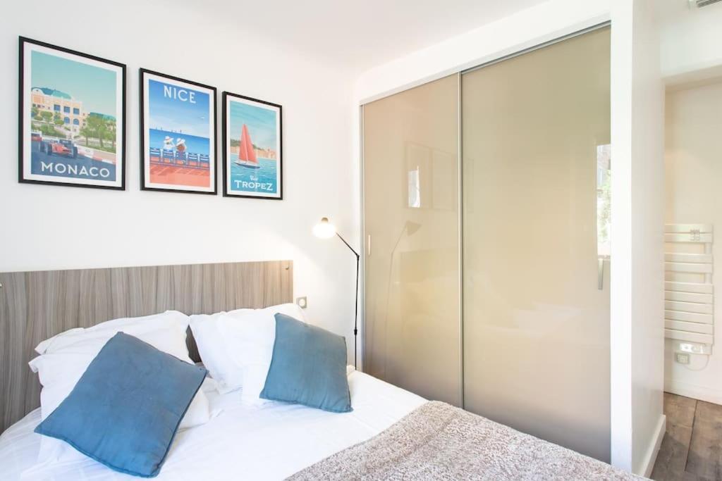 #40 Bright Sea View Suite For 6 2Mins Walk Port & Sea Villefranche-sur-Mer Dış mekan fotoğraf