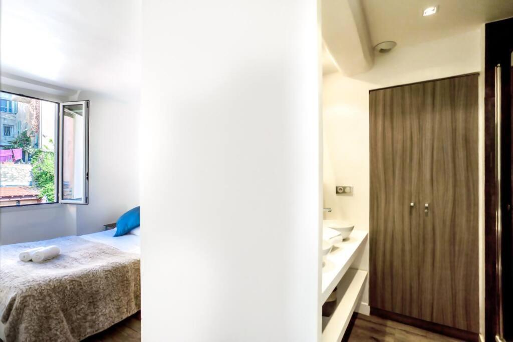 #40 Bright Sea View Suite For 6 2Mins Walk Port & Sea Villefranche-sur-Mer Dış mekan fotoğraf