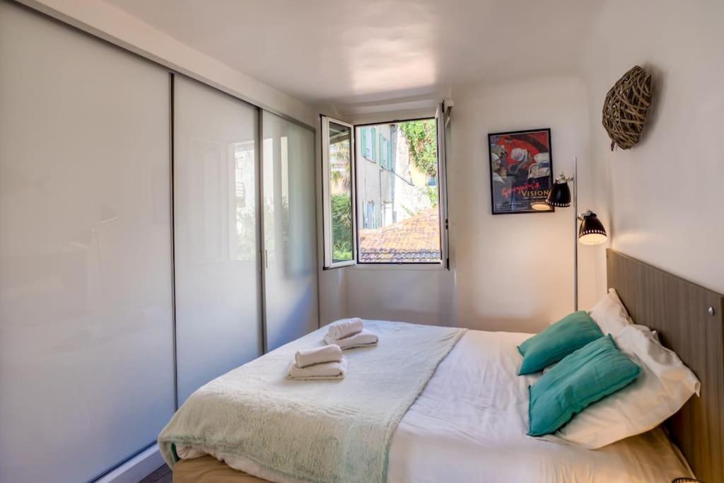 #40 Bright Sea View Suite For 6 2Mins Walk Port & Sea Villefranche-sur-Mer Dış mekan fotoğraf